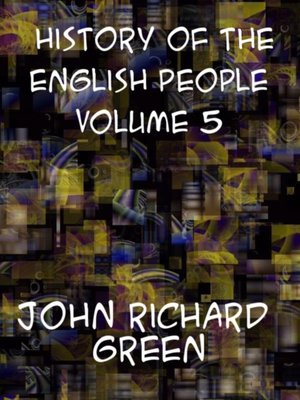 cover image of History of the English People, Volume V  Puritan England, 1603-1660